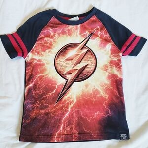 Boys XS Justice League Flash Logo T-shirt